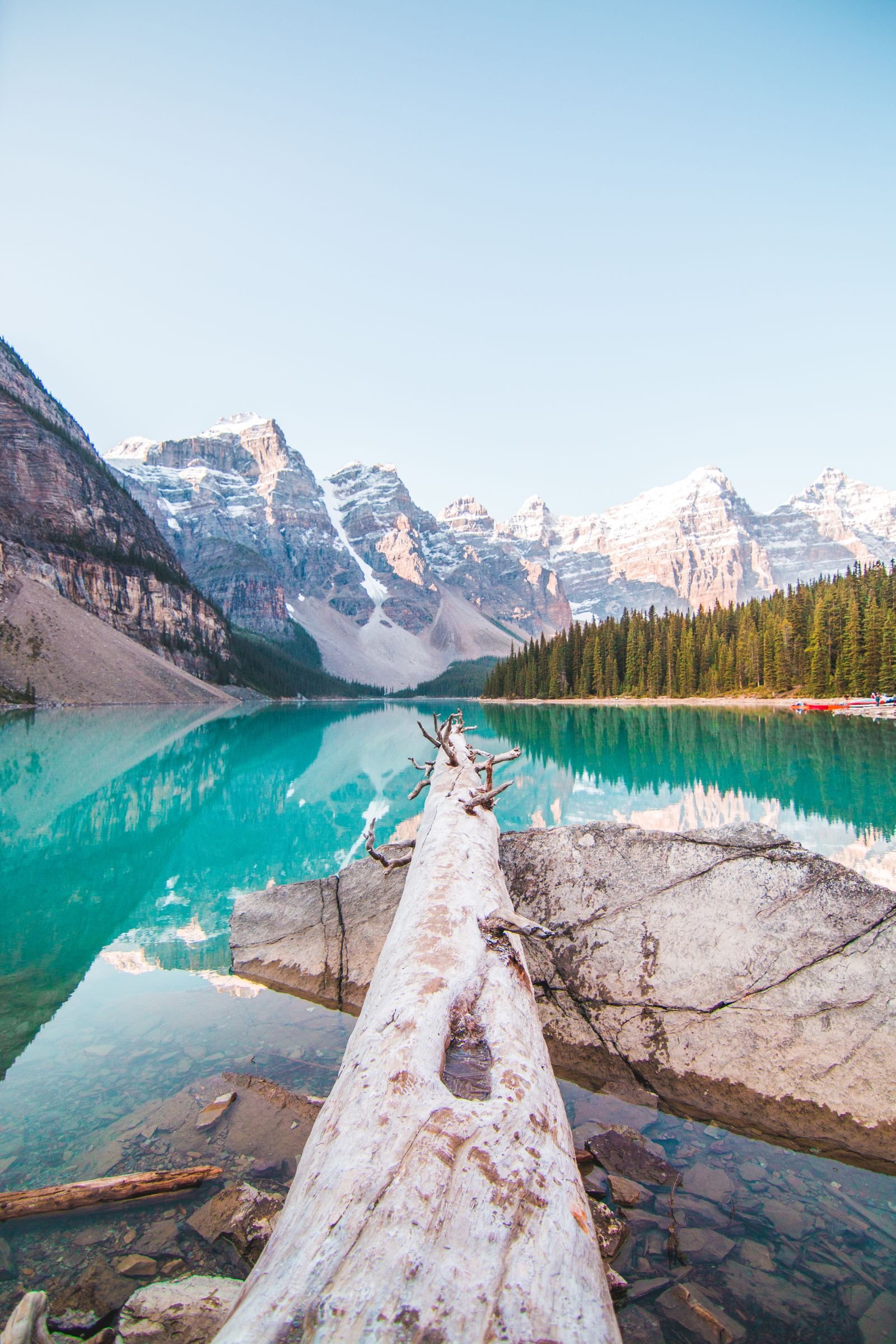 Moraine Lake in the Canadian Rockies