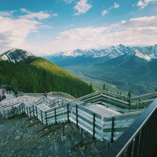 Scenic view of Banff National Park